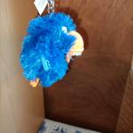 Blauwe Croky Chips sleutelhanger knuffeltje 9 cm groot, Ophalen of Verzenden, Zo goed als nieuw