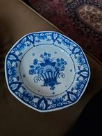 Porseleinen fles wandbordje Delfts blauw, Antiek en Kunst, Ophalen of Verzenden