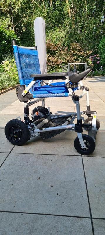 rolstoel splitrider (half jaar oud, extra accu), Diversen, Ophalen, Inklapbaar, Zo goed als nieuw, Elektrische rolstoel