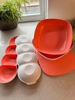 Tupperware Allegra schalen set zalm roze NIEUW, Ophalen of Verzenden, Nieuw, Schaal