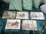 5 prints Anton Pieck, Antiek en Kunst, Ophalen of Verzenden
