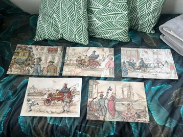 5 prints Anton Pieck beschikbaar voor biedingen