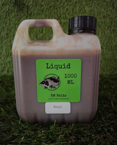 RM Baits liquid 1L, Watersport en Boten, Hengelsport | Karpervissen, Nieuw, Overige typen, Ophalen of Verzenden