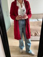 Lang vest rood/wijnrood -Bellamy universele maat, Kleding | Dames, Ophalen of Verzenden, Gedragen, Rood