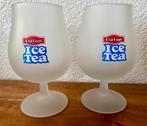 2 originele ice tea glazen van Lipton, Ophalen of Verzenden, Nieuw, Frisdrankglas