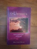Matthew Henry - Op U betrouw ik. Nieuwstaat, Christendom | Protestants, Ophalen of Verzenden, Zo goed als nieuw, Matthew Henry