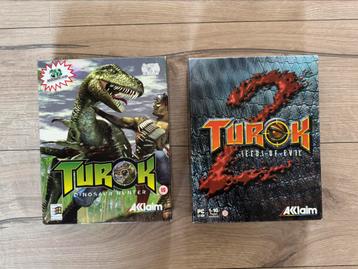Turok 1 en Turok 2 Big Box Pc Games beschikbaar voor biedingen
