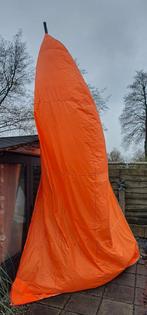 Oranje lichtgewicht spinaker. 355x255cm. De Vries zeilmaker, Ophalen of Verzenden