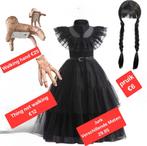 Wedenesday jurk / en of Thing, Kleding | Dames, Carnavalskleding en Feestkleding, Ophalen of Verzenden, Nieuw, Maat 34 (XS) of kleiner