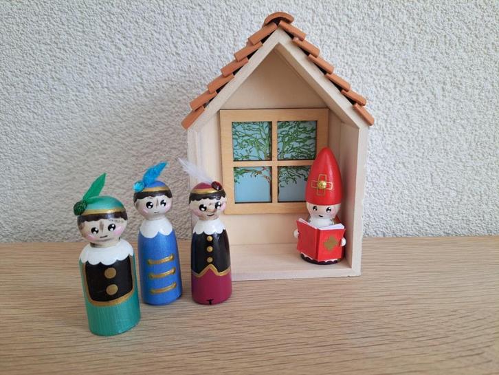 Sint set pegdolls, Diversen, Sinterklaas, Nieuw, Ophalen of Verzenden