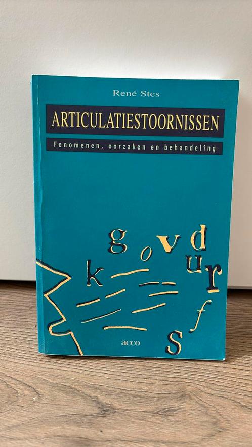 R. Stes - Articulatiestoornissen, logopedie, Boeken, Wetenschap, Zo goed als nieuw, Verzenden