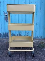 Ikea RÅSKOG Roltafel, beige-geel, 35x45x77 cm, Huis en Inrichting, Keuken | Keukenelementen, Ophalen, Minder dan 50 cm, Beige