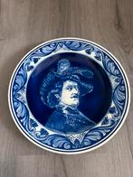 Wandbord delfts blauw zelfportret Rembrandt, Ophalen