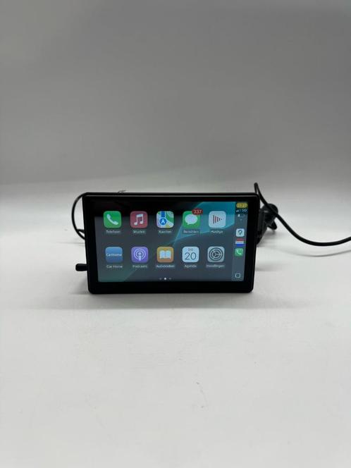 Universele CarPlay 7 inch autoradio scherm ( werkt via aux /, Auto diversen, Autoradio's, Nieuw, Ophalen of Verzenden