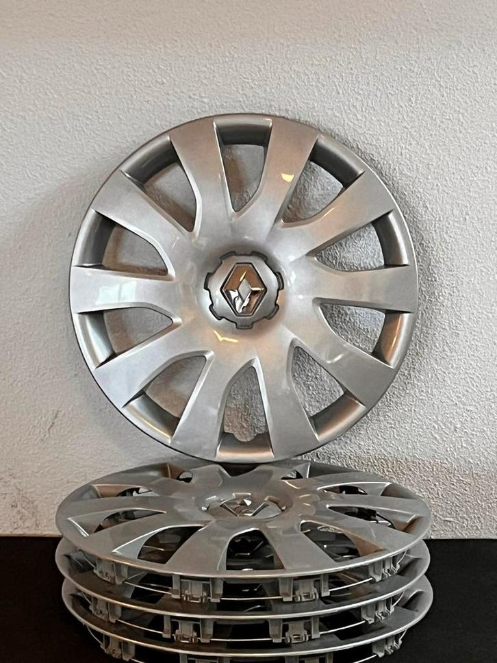Renault Wieldoppen Set - Origineel 16 inch, Auto diversen, Wieldoppen, Gebruikt, Ophalen of Verzenden