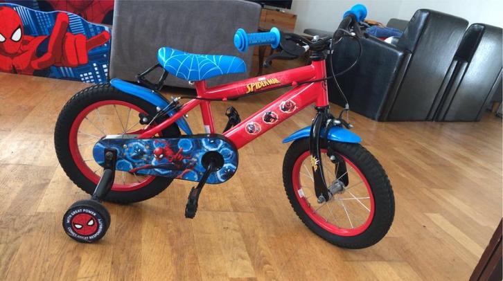 Spiderman Kinderfiets, nieuw, Fietsen en Brommers, Fietsen | Kinderfietsjes, Nieuw, Minder dan 16 inch, Zijwieltjes, Ophalen
