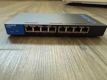 Linksys 8-poorts Gigabit netwerkswitch (LGS308) beschikbaar voor biedingen