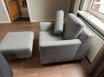 Fauteuil met hokker - merk Topform, Huis en Inrichting, Fauteuils, 75 tot 100 cm, Ophalen of Verzenden, Zo goed als nieuw, Stof