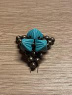 Roger jean pierre broche jaren 50, Overige materialen, 4 tot 7 cm, Blauw, Ophalen of Verzenden