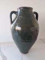 Grote, groene kruikvaas, aardewerk pot(moet nu weg), Ophalen