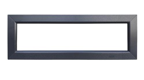 Kunststof Kozijn Vast  B98 H35cm Antraciet, Doe-het-zelf en Verbouw, Kozijnen en Schuifpuien, Nieuw, Raamkozijn, Kunststof, Inclusief glas