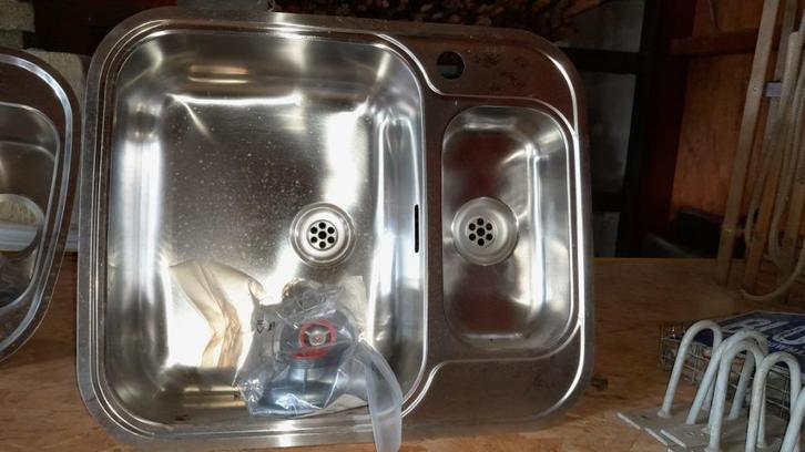 RVS Spoelbak ABK Franke Reginox Blanco Caresi e.a., Huis en Inrichting, Keuken | Keukenelementen, Nieuw, Minder dan 100 cm, 50 tot 100 cm