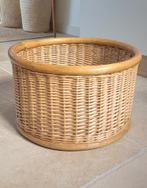 Vintage rotan bamboe xl grote mand Crespi, Ophalen of Verzenden, Gebruikt, Rond, Riet