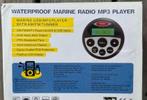 Waterdichte Marine Radio FM/MP3/bluetooth Speler, Watersport en Boten, Ophalen of Verzenden, Gebruikt, Zeilboot of Motorboot