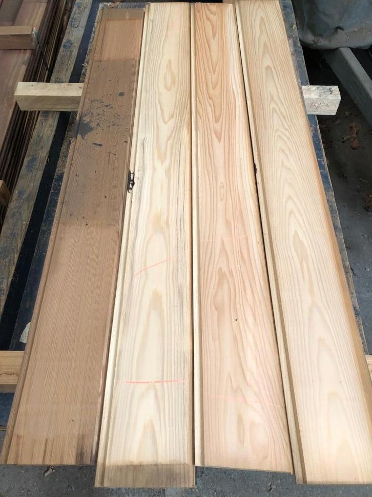 Partijtje Red Cedar vellingdelen mes groef, Tuin en Terras, Palen, Balken en Planken, Nieuw, Planken, Minder dan 180 cm, Ophalen