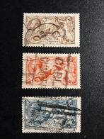 Engeland sea horses king George V, Verzenden, Gestempeld
