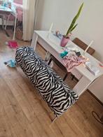 Eetbankje Zebraprint, Huis en Inrichting, Ophalen, Minder dan 50 cm, 100 tot 125 cm, Zo goed als nieuw