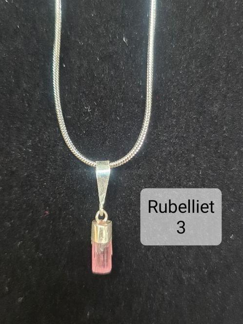 Rubelliet Toermalijn hanger 2#3, Sieraden, Tassen en Uiterlijk, Edelstenen, Nieuw, Ophalen of Verzenden
