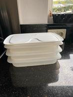 Tupperware Vleeswarenbakjes - Set van 4, Ophalen of Verzenden, Gebruikt, Wit, Bak of Kom
