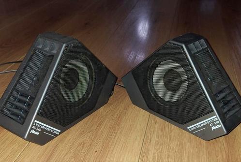 Vintage Alecto AT-340 3-weg Speakers, Auto diversen, Autospeakers, Gebruikt, Ophalen of Verzenden