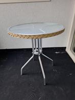 Bistro-tafeltje, Tuin en Terras, Ophalen, Gebruikt, Overige materialen, 4 zitplaatsen