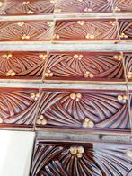270 cm lang sierlijke art nouveau randtegels warme kleuren