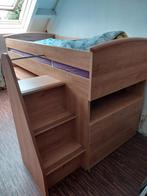 Hoogslaper met bureau, Huis en Inrichting, Kasten | Secretaires, Ophalen of Verzenden, Gebruikt