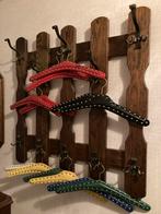 Stevige Eikenhouten Kapstok met 20 Haken, Gebruikt, Minder dan 100 cm, Hout, Ophalen