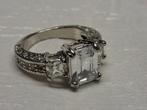Vintage ring, Verzenden, Overige materialen, Ring, Met edelsteen