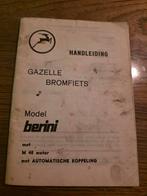Gazelle Bromfiets Berini Instructieboekje - Handleiding, Ophalen of Verzenden, Gebruikt