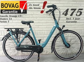 ZGAN !!!! Gazelle Orange C7+ Incl. 1jaar GARANTIE beschikbaar voor biedingen