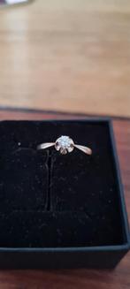 Gouden dames ring, Geel, Ophalen of Verzenden, Dame, Goud