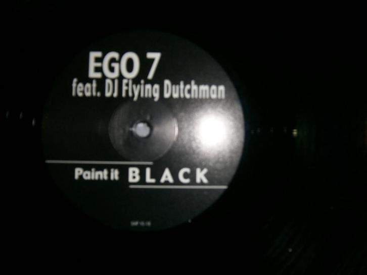 Ego 7 ft. DJ Flying Dutchman – Paint It Black. 2000. Techno, Cd's en Dvd's, Vinyl | Dance en House, Zo goed als nieuw, Techno of Trance