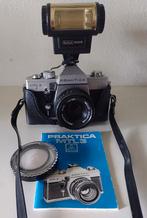 Spiegelreflexcamera Praktica MTL3 met Kenlock M25 flitser ea, Ophalen of Verzenden, Gebruikt, Spiegelreflex, Overige Merken