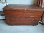 Oude houten kist, Huis en Inrichting, Woonaccessoires | Kisten, Minder dan 50 cm, Gebruikt, Grenenhout, Minder dan 50 cm