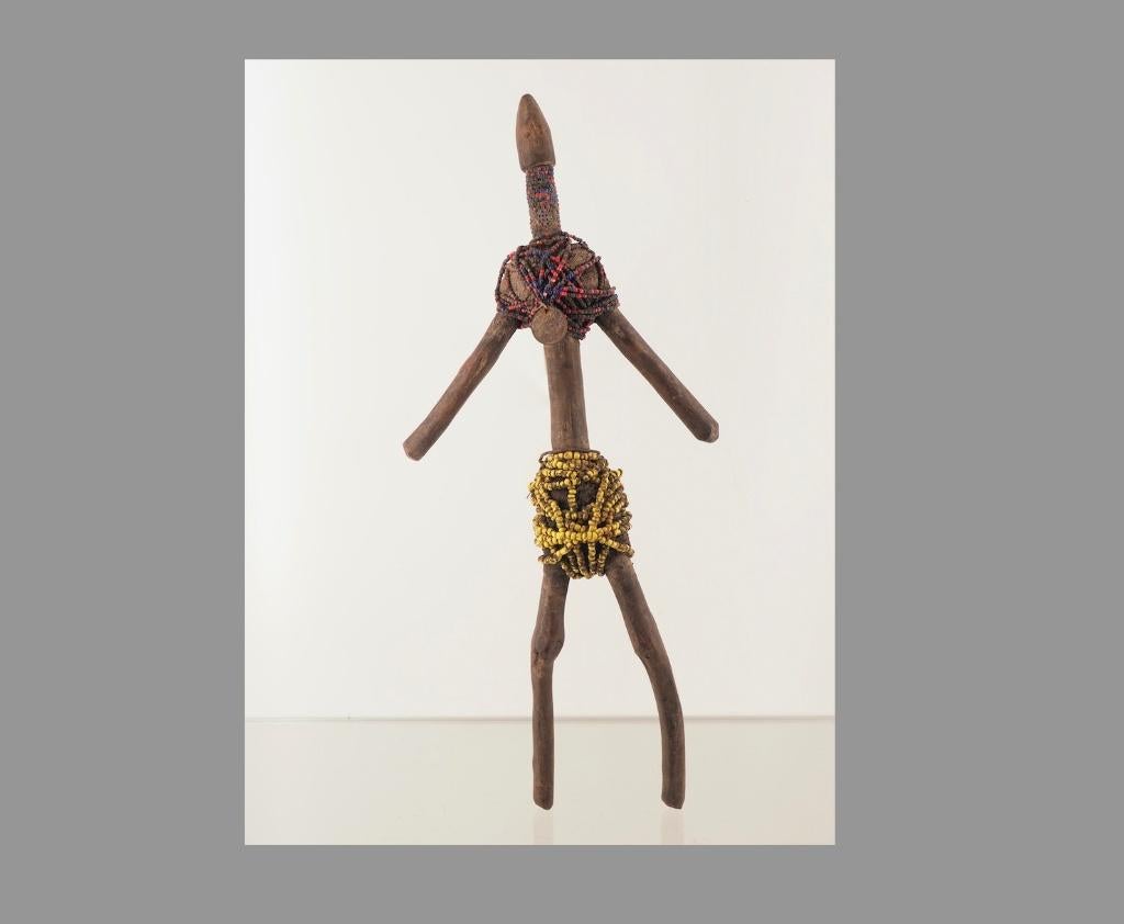 47cm Namji doll Kameroen NR.9 (170617-12), Antiek en Kunst, Kunst | Niet-Westerse kunst, Ophalen of Verzenden