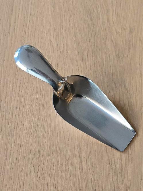 New Old Stock: verzilverd gruttersschepje 132mm €6,50, Antiek en Kunst, Antiek | Keukenbenodigdheden, Ophalen of Verzenden