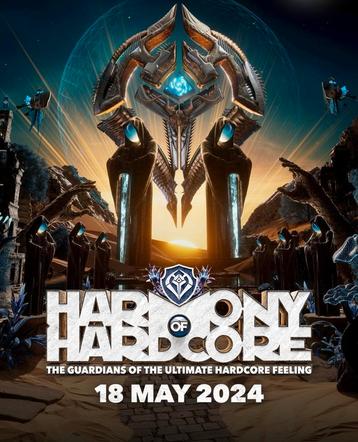 2 tickets voor Harmony Of Hardcore op 18 mei 2024