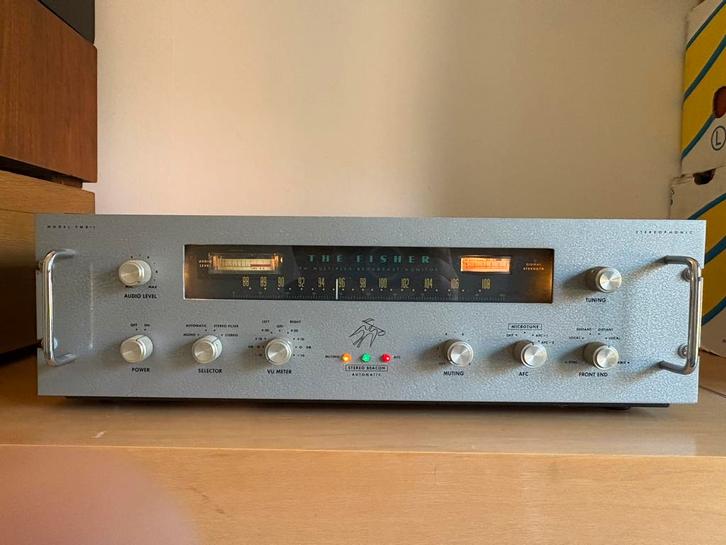 The Fisher FMR-1 FM-1000 220V buizen tuner lees., Audio, Tv en Foto, Buizenversterkers, Buis of Buizen, Ophalen
