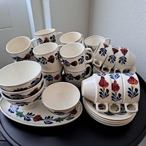 boerenbont service, Antiek en Kunst, Antiek | Servies compleet, Ophalen